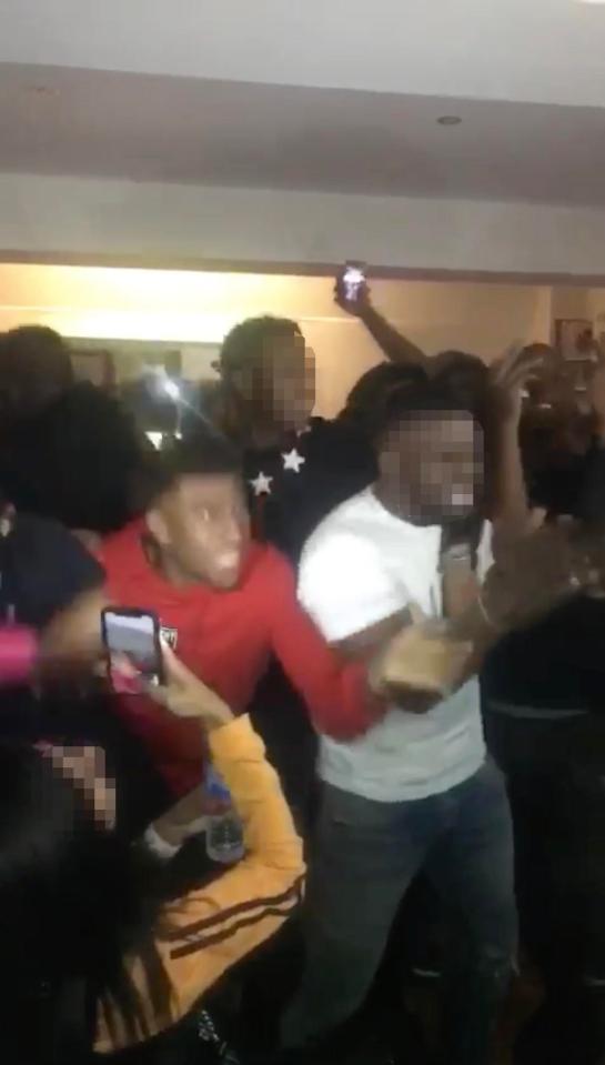 Iwobi stayed out until the early hours of Saturday morning at a birthday party