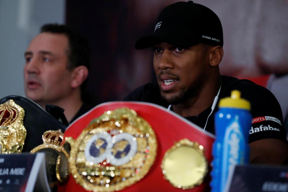 Anthony Joshua described much of what has been said as fake news