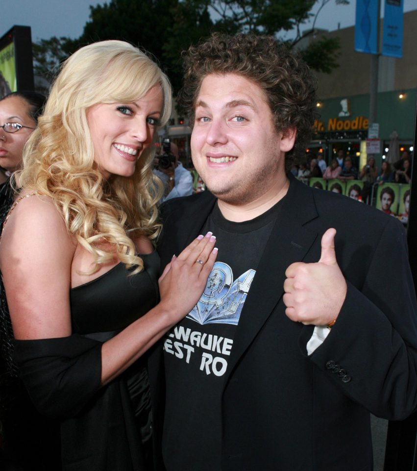  With Hollywood star Jonah Hill at the premier of Knocked Up