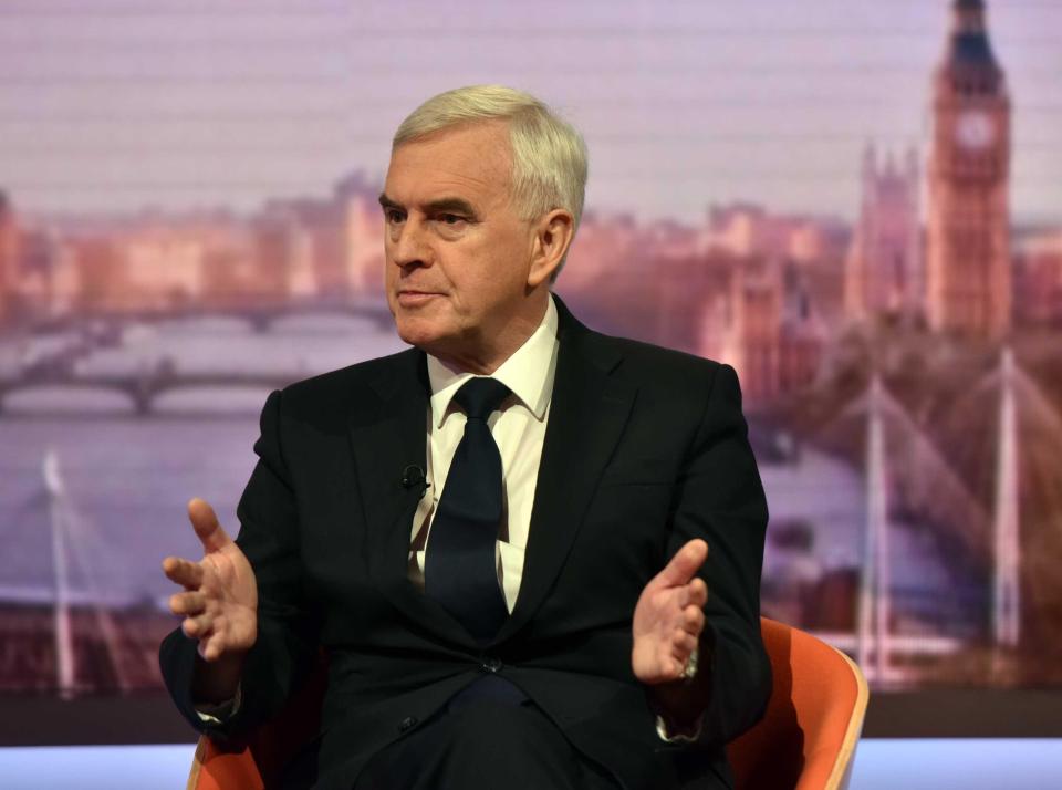  John McDonnell blasted for again refusing to apologise for repeating call for Esther McVey to be ‘lynched’