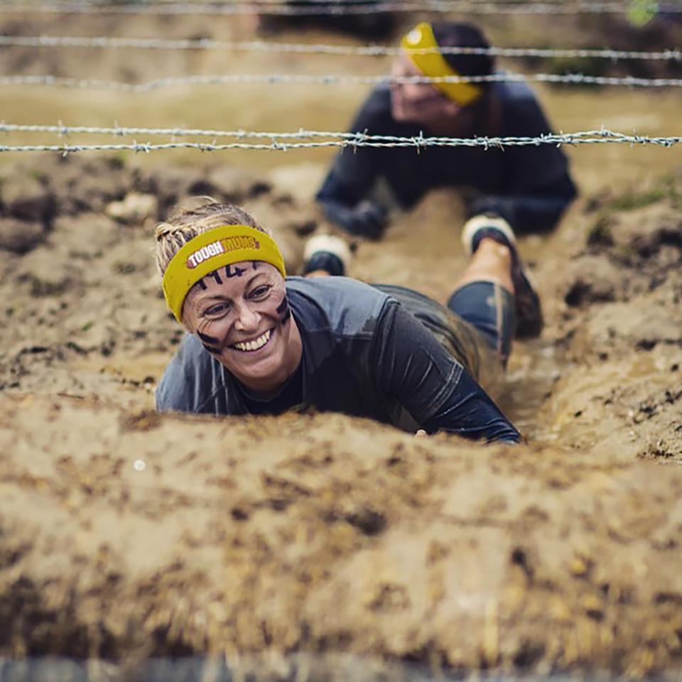  Kate has been making the most of life since the diagnosis with activities like muddy assault courses