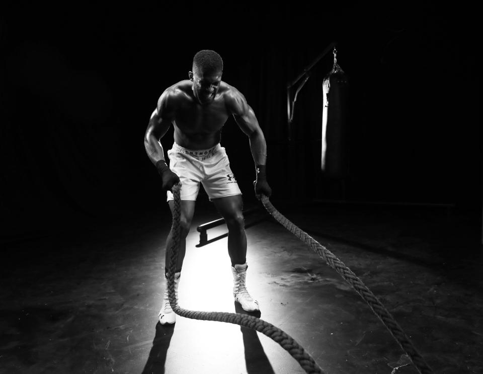AJ has only been put down once, and that was against boxing legend Wladimir Klitschko