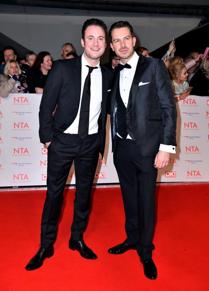  Ashley (right) at the awards with Hollyoaks co-star Gary Lucy