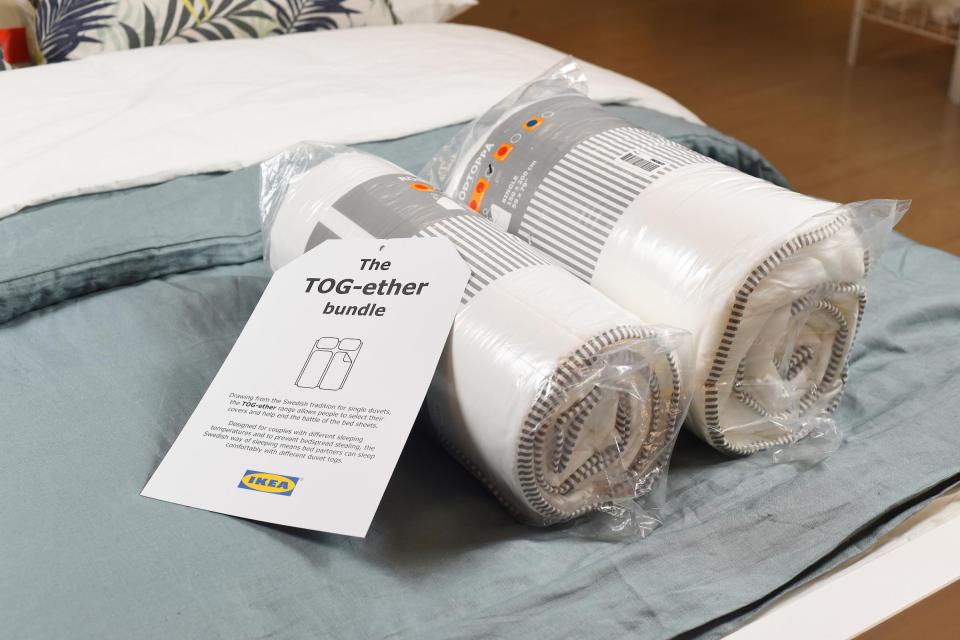  Ikea has created the Tog-ether bungle so you can purchase two duvets