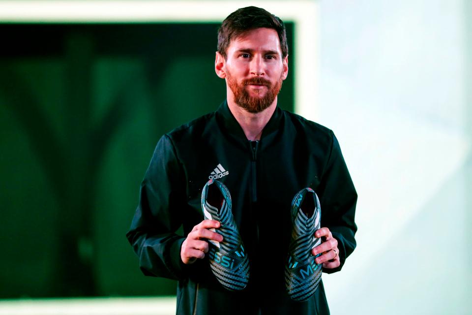  Messi has recently signed a bumper new Barca deal worth £500,000-a-week