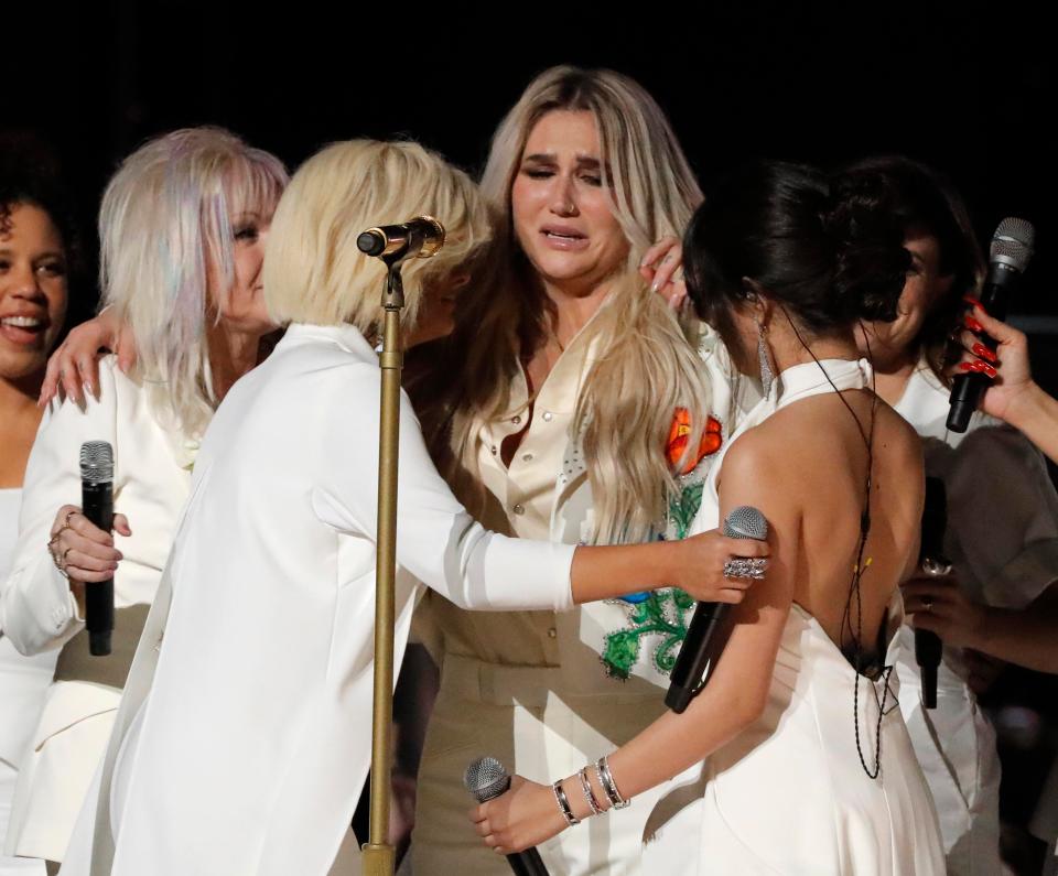  There wasn't a dry eye in the house at the end of Kesha's performance