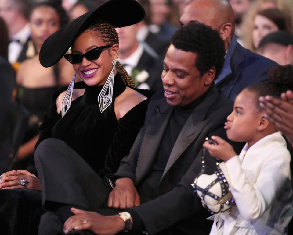  The couple attended the Grammy's with daughter Blue Ivy