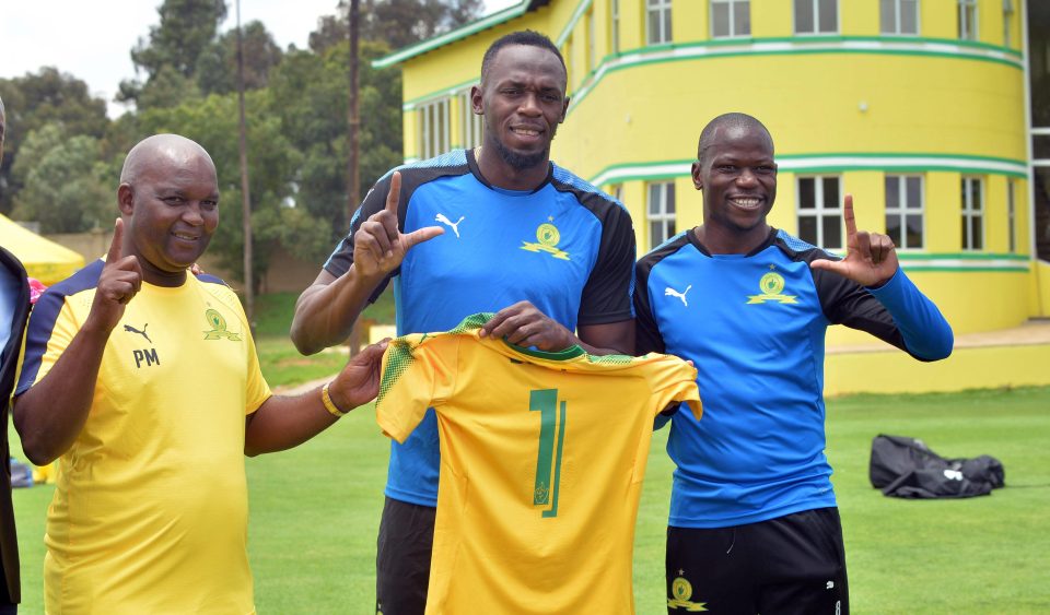  The Olympic veteran was given his own personalised shirt