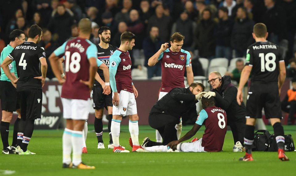 It looked even more grim when influential midfielder Cheikhou Kouyate went down with a head injury