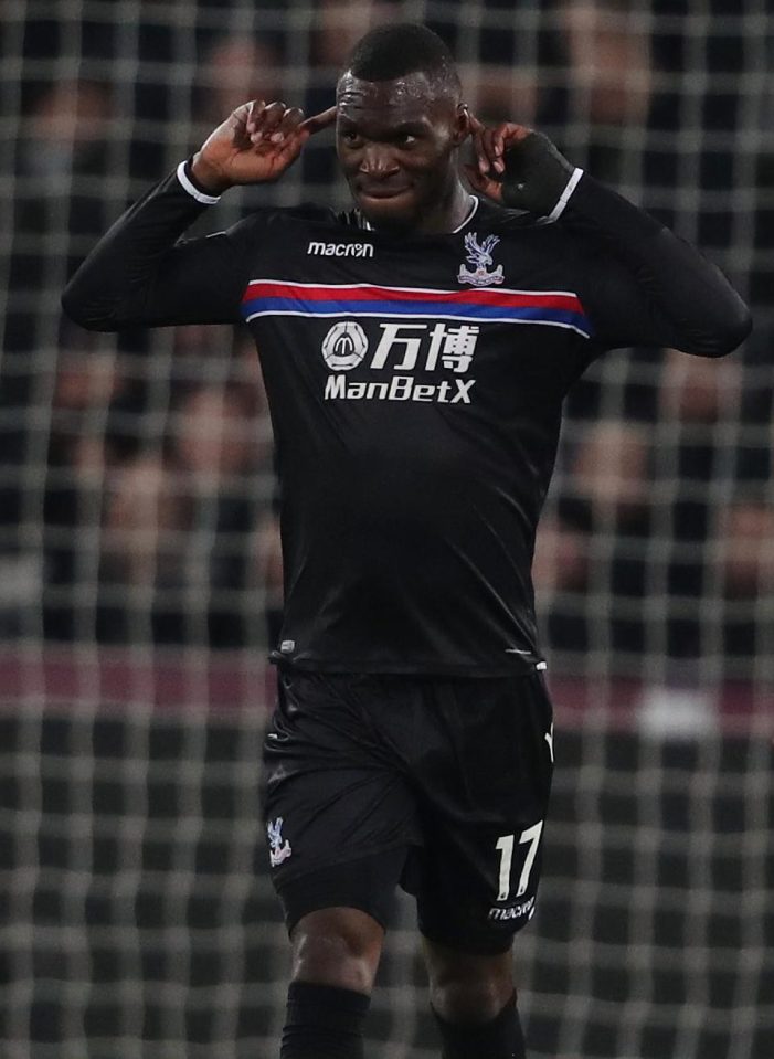 The powerfully built Palace frontman silenced the home crowd with an early strike
