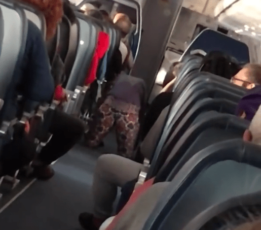  Leaning back - to the envy or astonishment of fellow passengers
