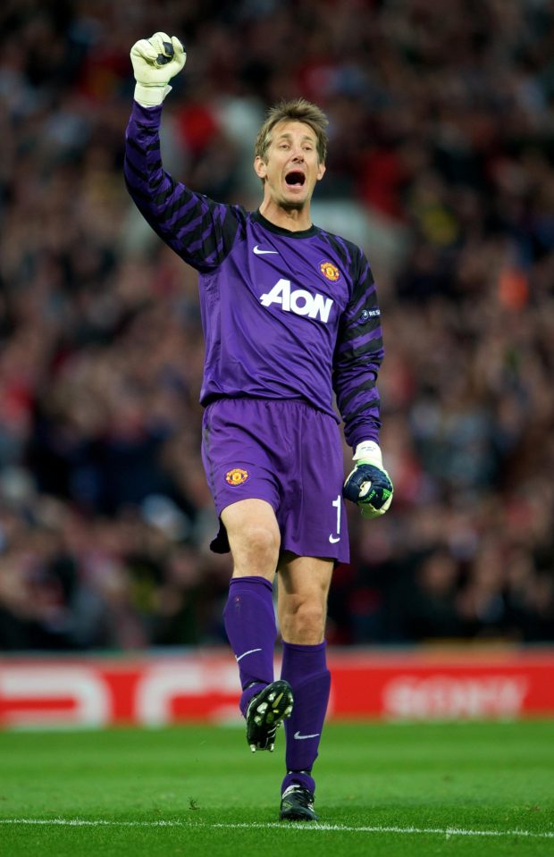 Edwin van der Sar is statistically Uniteds best stopper of the three