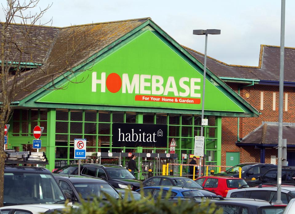 Homebase UK - Store front
