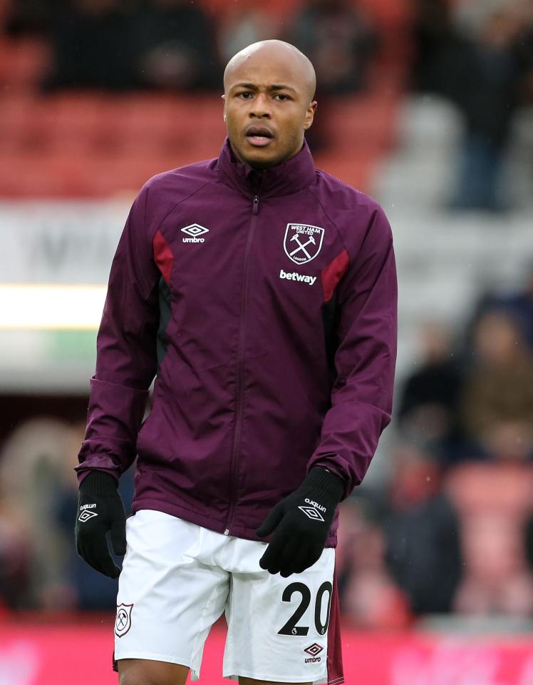  Andre Ayew left West Ham on deadline day to sign for Swansea