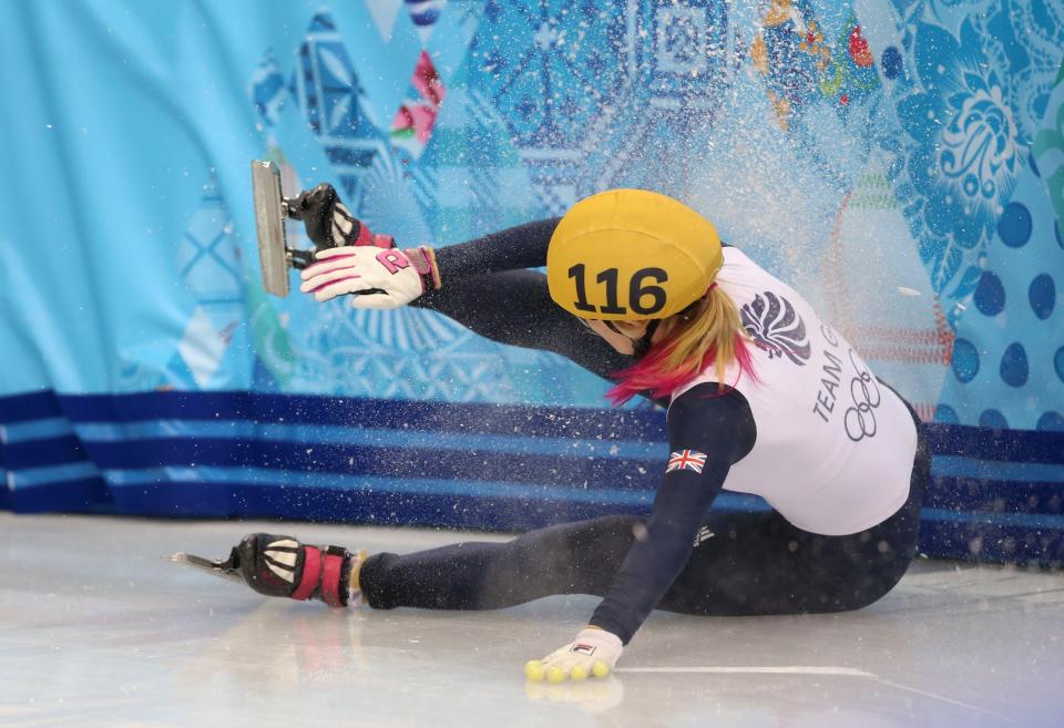  The 27-year-old suffered heartache in Sochi four years ago when she was qualified from all three events