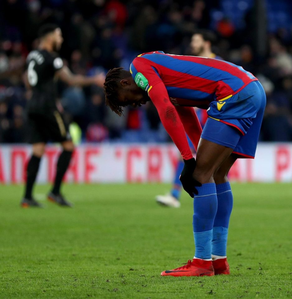 Ivory Coast star Wilfried Zaha could be up and running again by the end of March