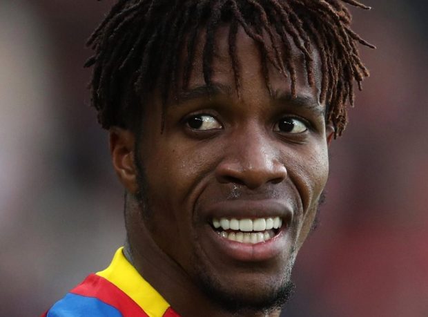Wilfried Zaha is now hoping to return at the end of March - against Liverpool