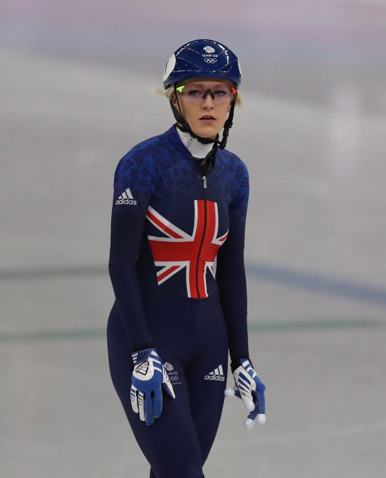  Speed skater Elise Christie will be gunning for gold in the 500m event at the Winter Olympics