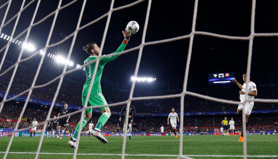 David De Gea's save from Luis Muriel was the highlight in another superb game