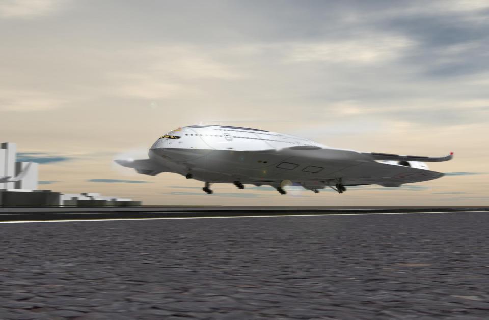  The concept aircraft could carry up to 500 passengers