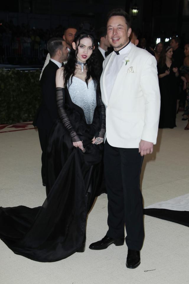  Musk was seen with Grimes at the Met Gala