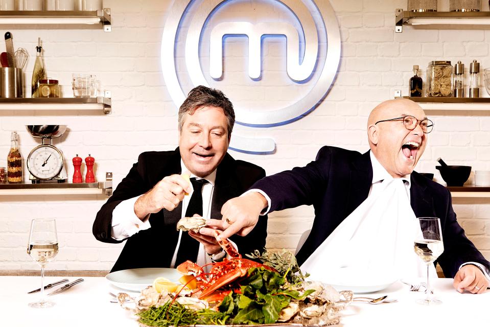 MasterChef: There’s incredible-looking food, a contestant in despair and Gregg Wallace (right) dressed up as an RAF pilot