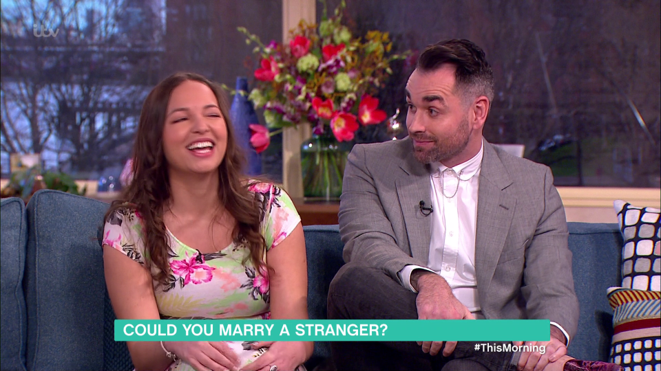 They didn't wear their weddings rings so viewers would have to watch the episode to see if they're still together 