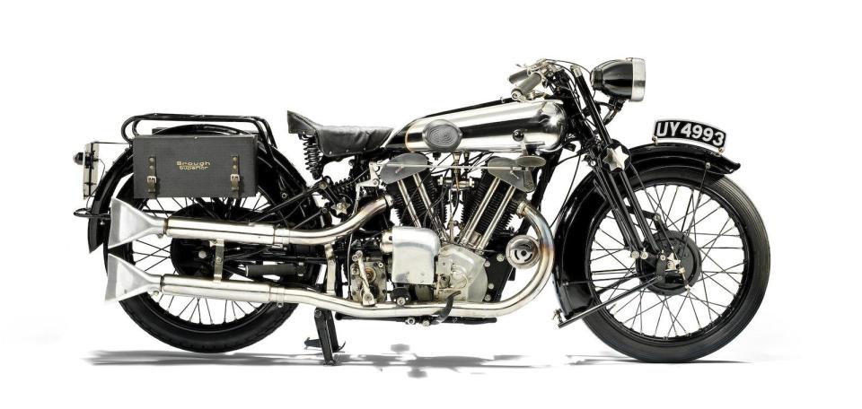  Once called the "Rolls-Royce of motorcycles", the SS100's £180 sale price has appreciated by 3,000 per cent