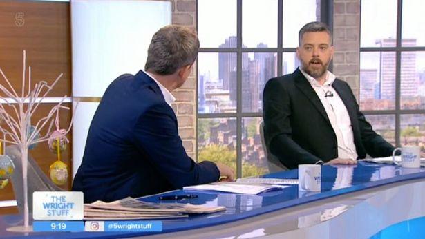  Iain Lee was not impressed with Matthew Wright's questioning