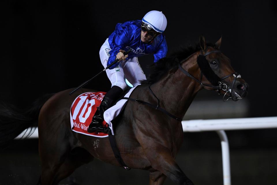  Thunder Snow capped a superb four-timer for Godolphin on Dubai World Cup night