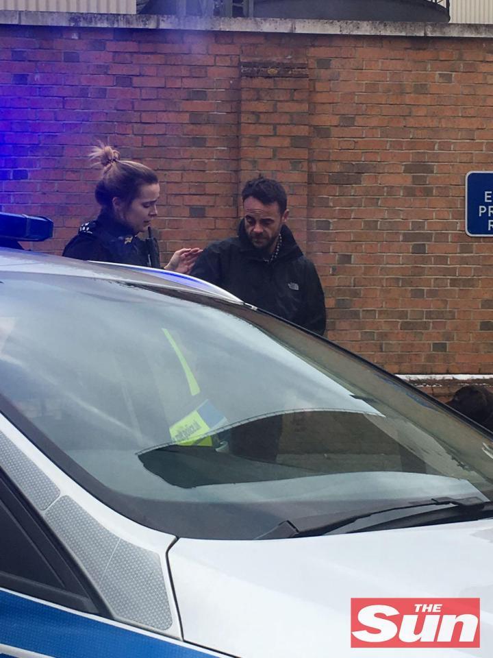  Ant was arrested by police officers on Sunday