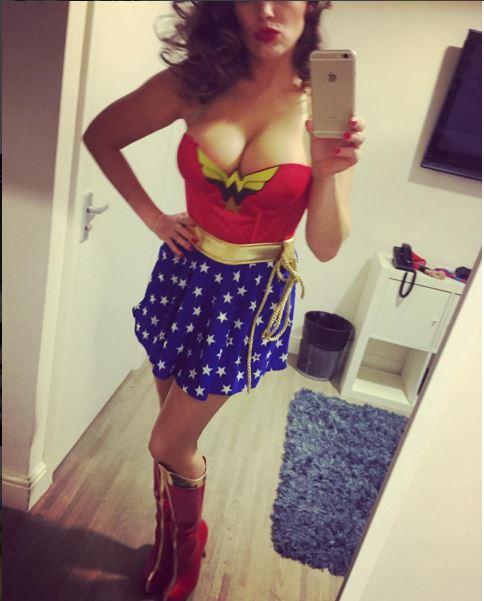  Wonder woman... Kelly Brook says 'boobs are awesome'