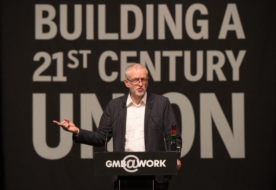  The union are one of Jeremy Corbyn's key backers