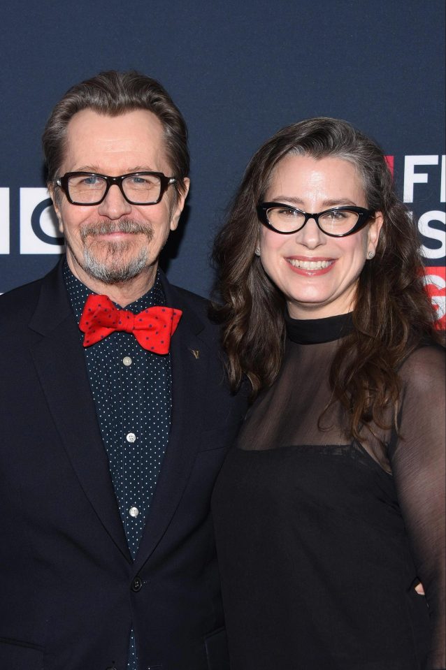 Gary Oldman and Gisele Schmidt