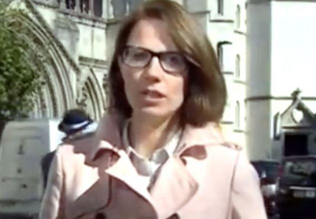  Iain's wife Helena - a BBC news reporter