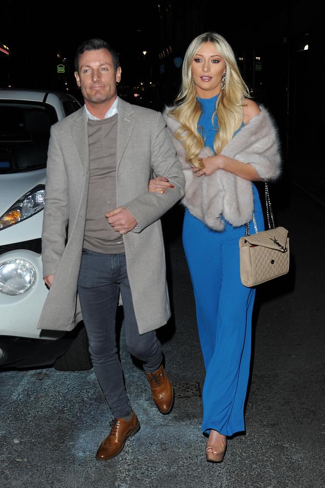 Dean enjoyed a date night at The Club at The Ivy in London on Thursday night