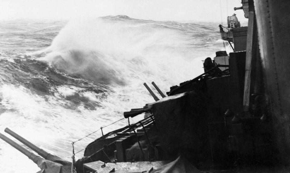 HMS Belfast during WW2