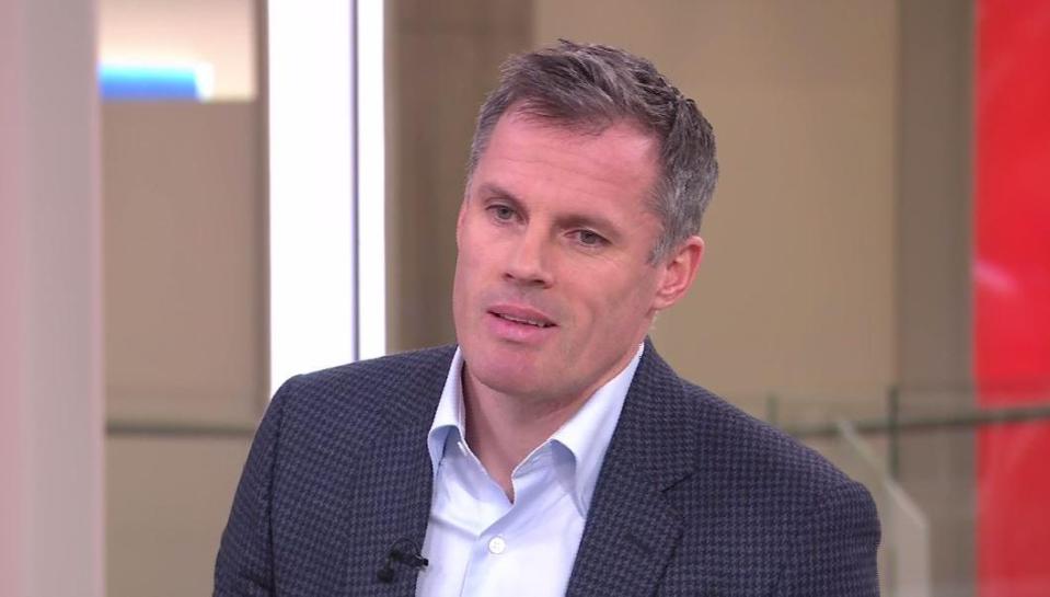 Jamie Carragher issued a grovelling apology on Sky News after his spitting shame