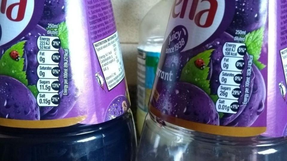  Thanks to the recipe change, the drink now contains different amounts of sugar and calories