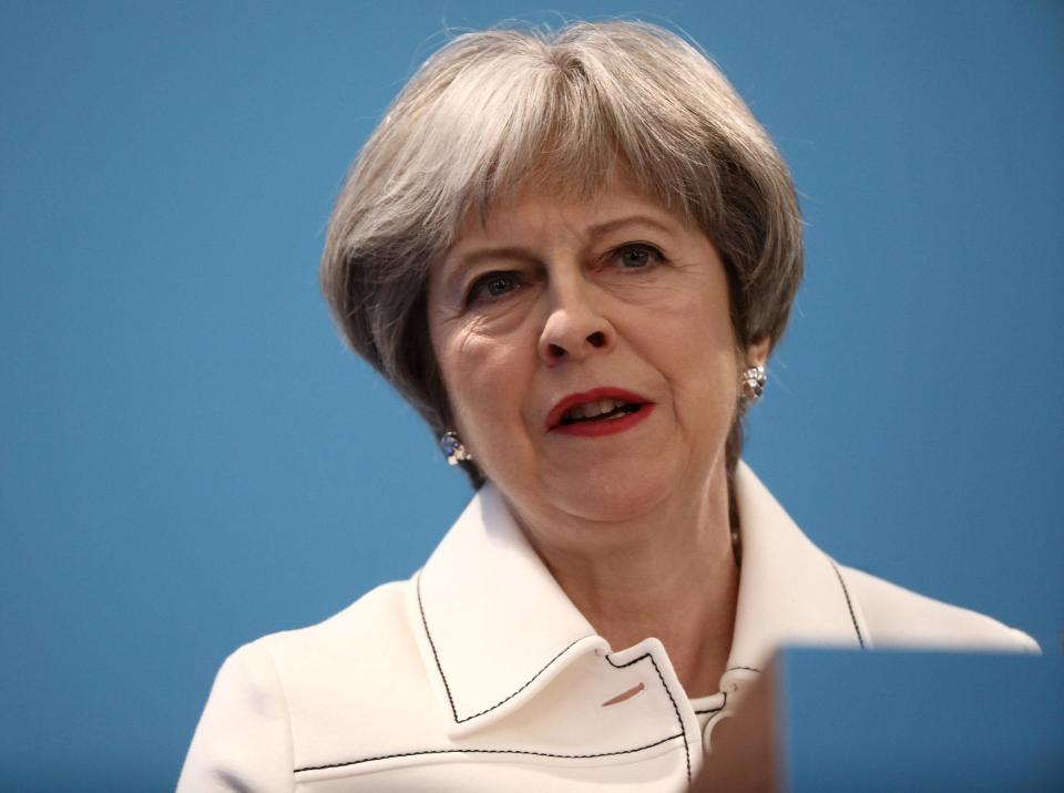 Theresa May said the UK will not tolerate threats to Britain