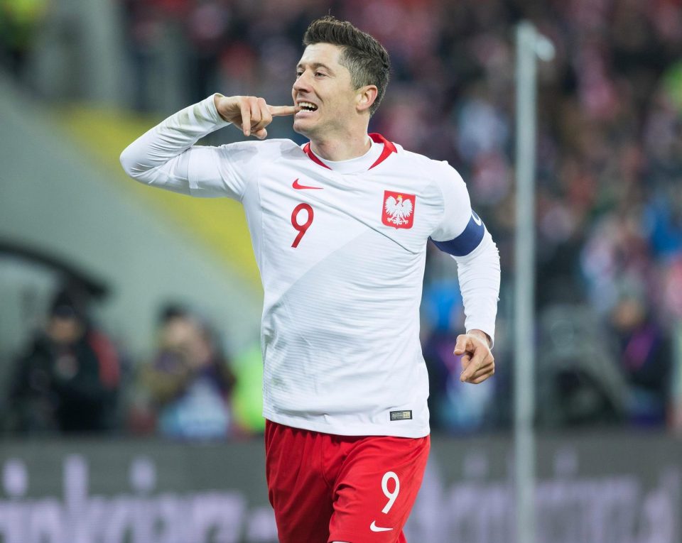 Robert Lewandowski continued incredible goal scoring form for Poland
