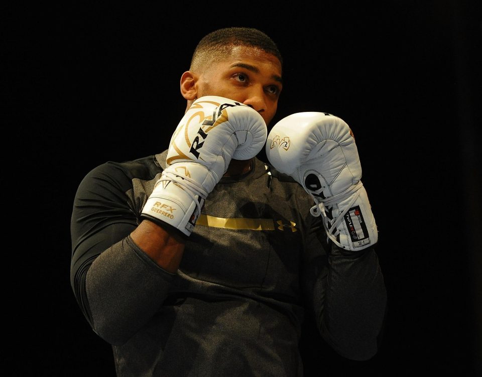  Anthony Joshua is preparing to take on Joseph Parker