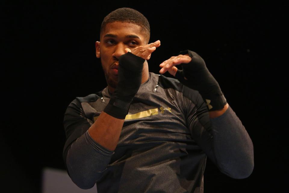 Anthony Joshua takes on Joseph Parker this Saturday in Cardiff