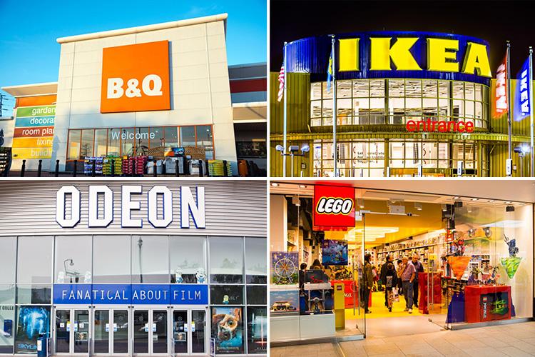 Do you know the full names of all these shops?