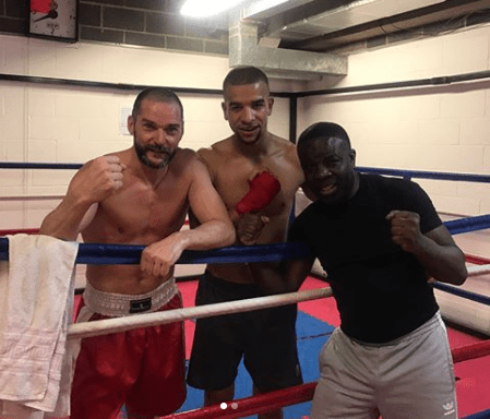  In his spare time, restaurant connoisseur Fred also enjoys boxing
