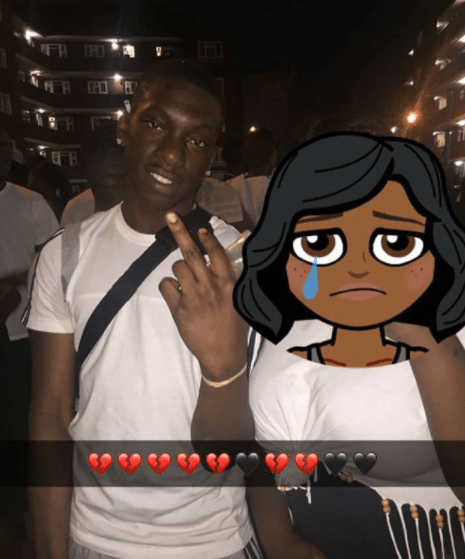  Friends posted tribute to the murdered 18-year-old following his death last night