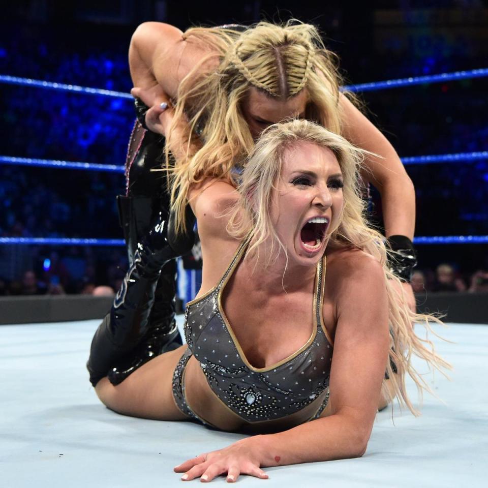  Natalya ties up Charlotte just days before WrestleMania