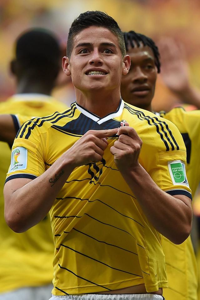 James Rodriguez announced himself on the world stage in 2014