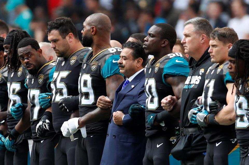 The Jags owner stood with his team in the recent protests 