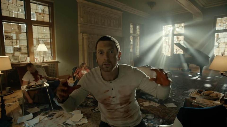  On Framed, Eminem describes finding 'Ivanka Trump's body' in the boot of his car